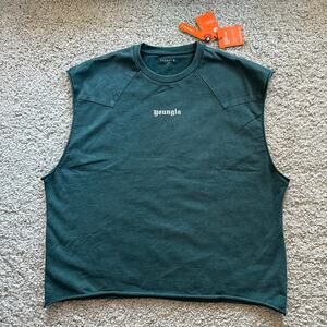 Men's YoungLA , 3076 - Western Cut-Offs XL, NWT, TealWash